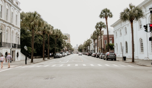Streetcorner outside Ryder Hotel
