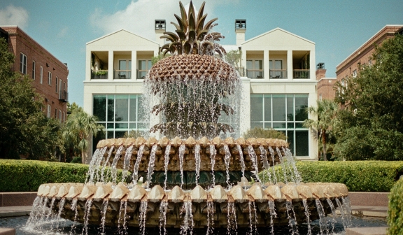Pineapple Fountain in Charleston