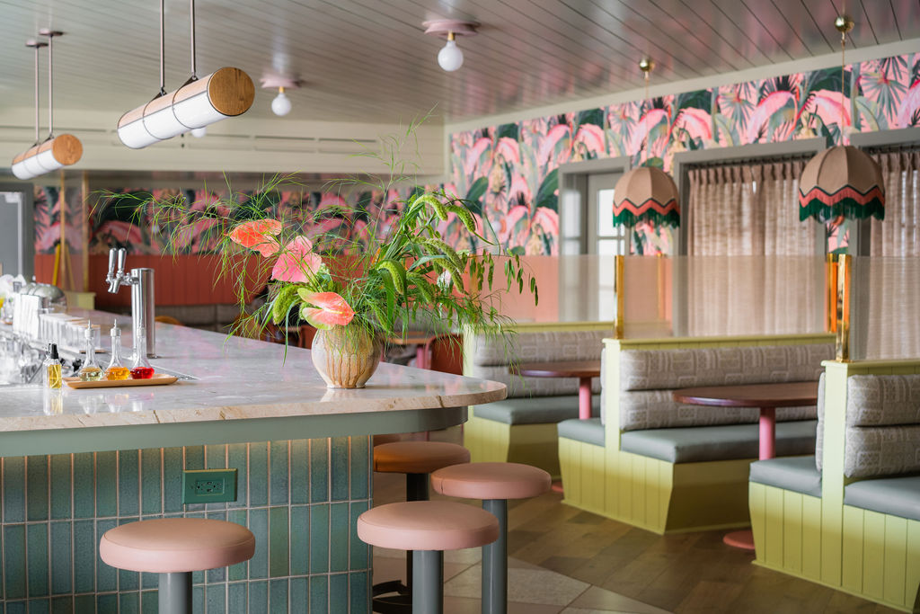 Little Palm Bar interior decor