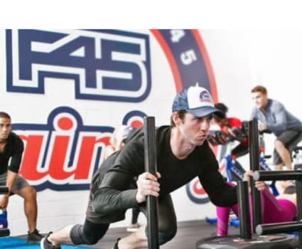 people working out at F45