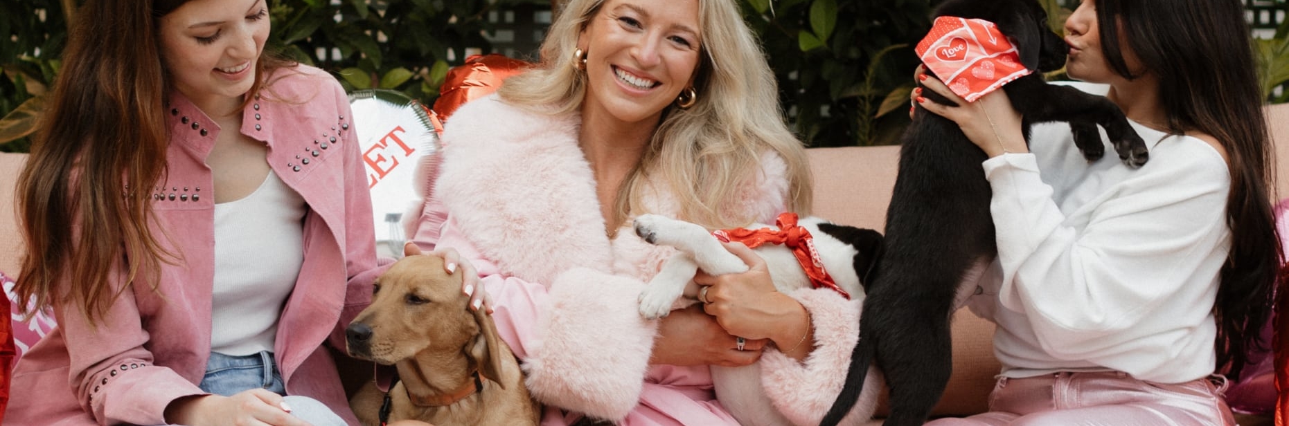 Girls day out with pets