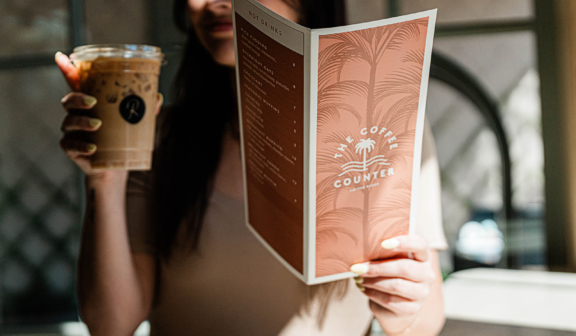 Coffee Counter Menu